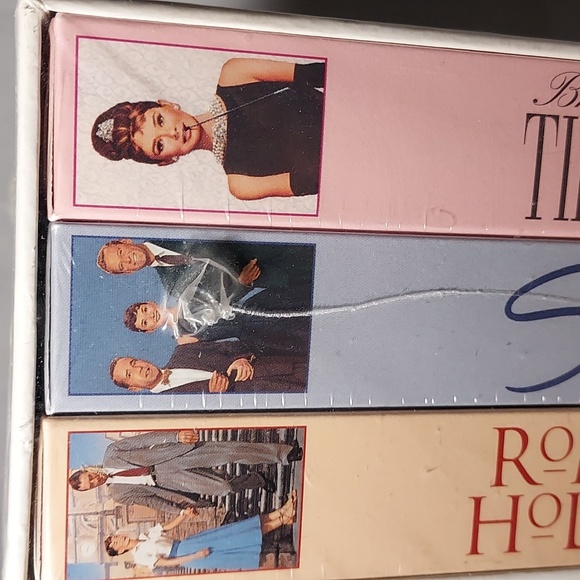 Sealed Audrey Hepburn Collection VHS Tape Set Tiffany's Sabrina Roman Holiday - Picture 5 of 6